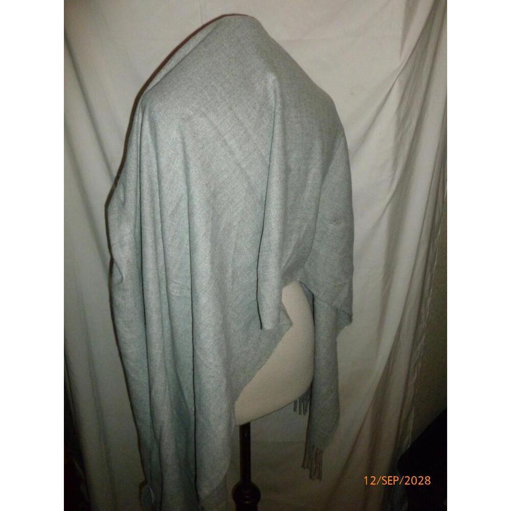 NWD Womens LIZ CLAIBORNE Heather Gray Oversized Scarf 29" W x‎ 80" L